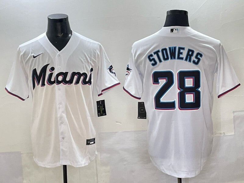 Miami Marlins #28 Kyle Stowers Marlins Adult