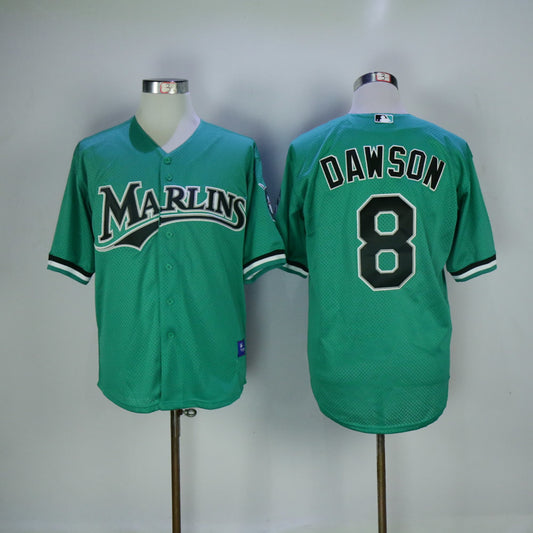 Miami Marlins #8 Marlins 8 Blue Retro