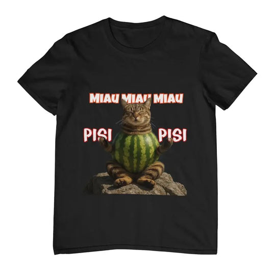 Miau Miau Miau Pisi Pisi Funny Cat Shirt, Meme Cute Cat Shirt, Brainrot Tee, Funny Tee Hoodie, Sweatshirt