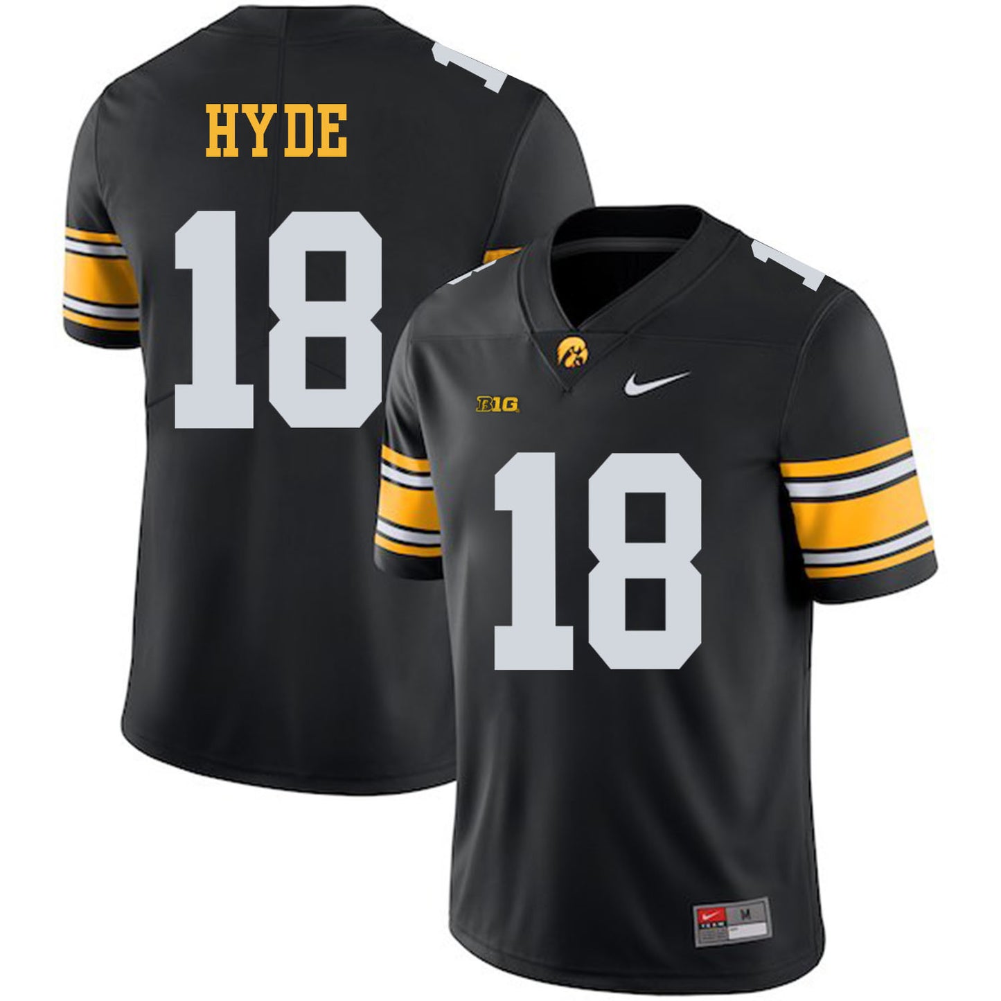Micah Hyde 18 Black Style 1