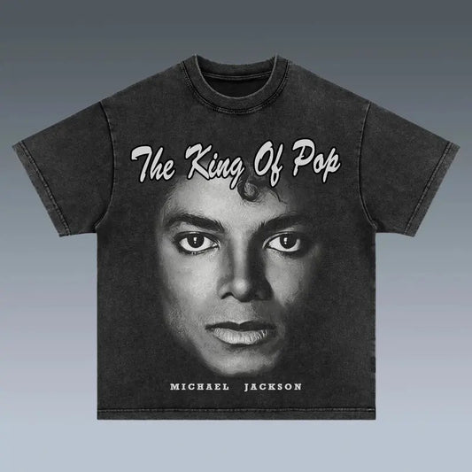 Michael Jackson Vintage Graphic 90s T-shirt, MJ Homage Retro T-shirt Unisex, Bootleg Inspired Unisex Shirt  The King Of POP Shortsleeve Comfort Underwear Top