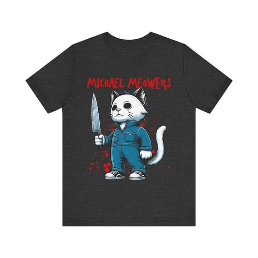 Michael Meowser Horror Movie Shirts, Halloween Scary Horror Slasher Movie Franchise Unisex Shirt