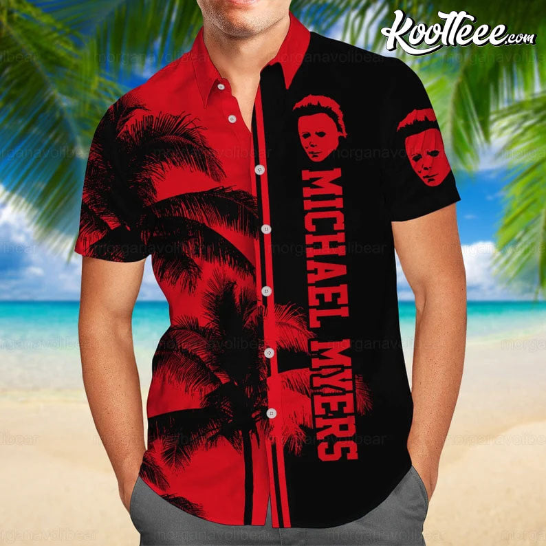Michael Myers Gift For Fan Hawaiian Shirt And Shorts