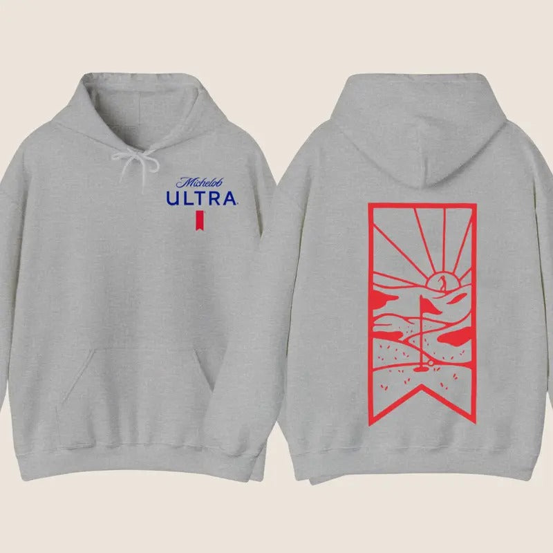 Michelob Ultra Golf  Hoodie , Menswear & Womenswear - Hoodie & Sweater , Double Side , For him , For her T-Shirts, Sweatshirt