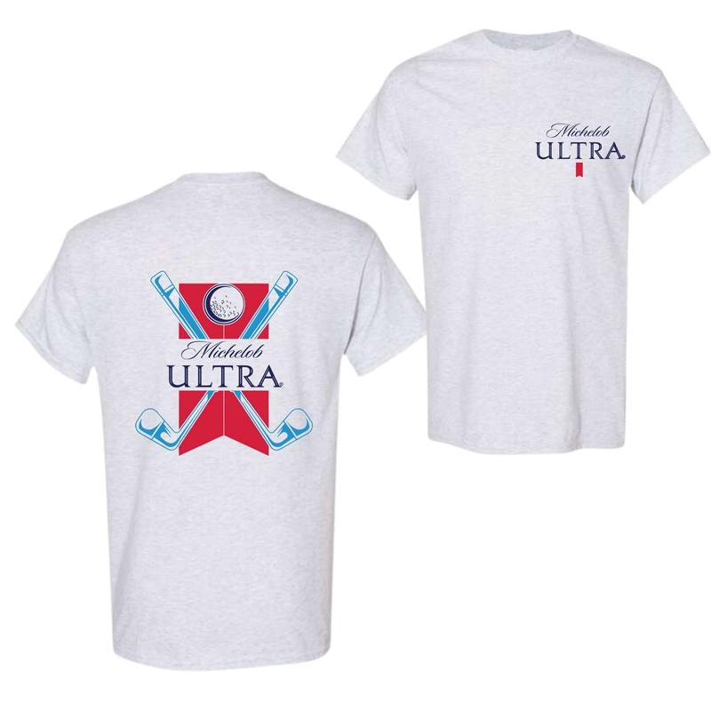 Michelob Ultra Golf Club Tee 2 Side 2 Side Tshirt - Full Color - Casual Shirts Hoodie, Sweatshirt | InkThreadWorks.com