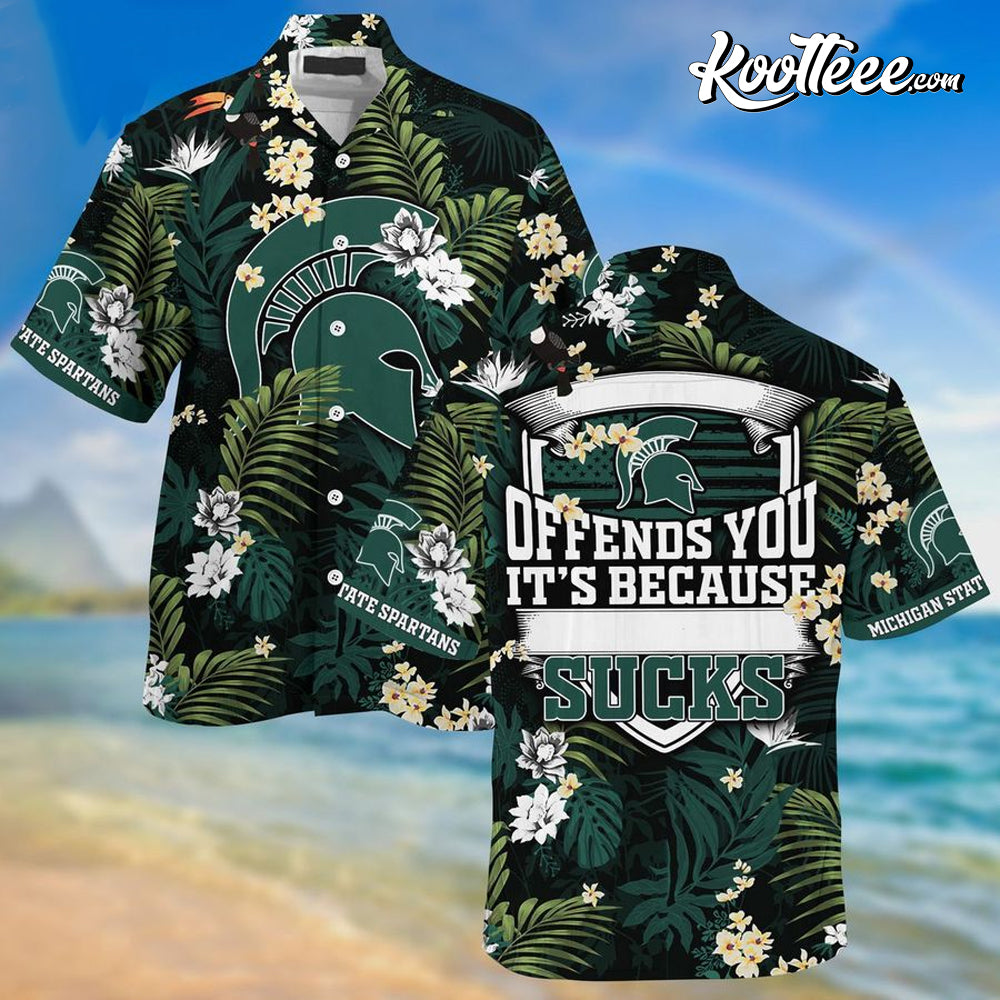 Michigan State Spartans Summer Hawaiian Shirt