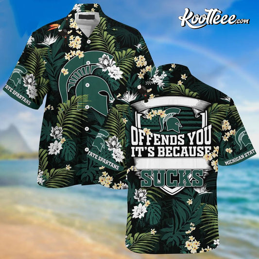 Michigan State Spartans Summer Hawaiian Shirt