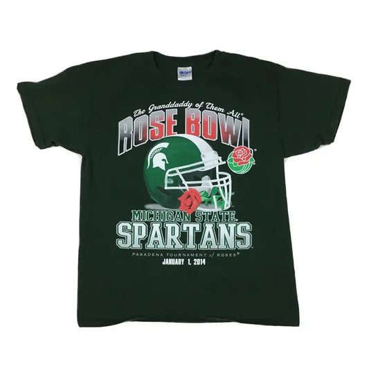Michigan State University Spartans Football 2014 Rose Bowl T-Shirt, Sport Tees, Street Style, Unisex Tshirt Hoodie,...