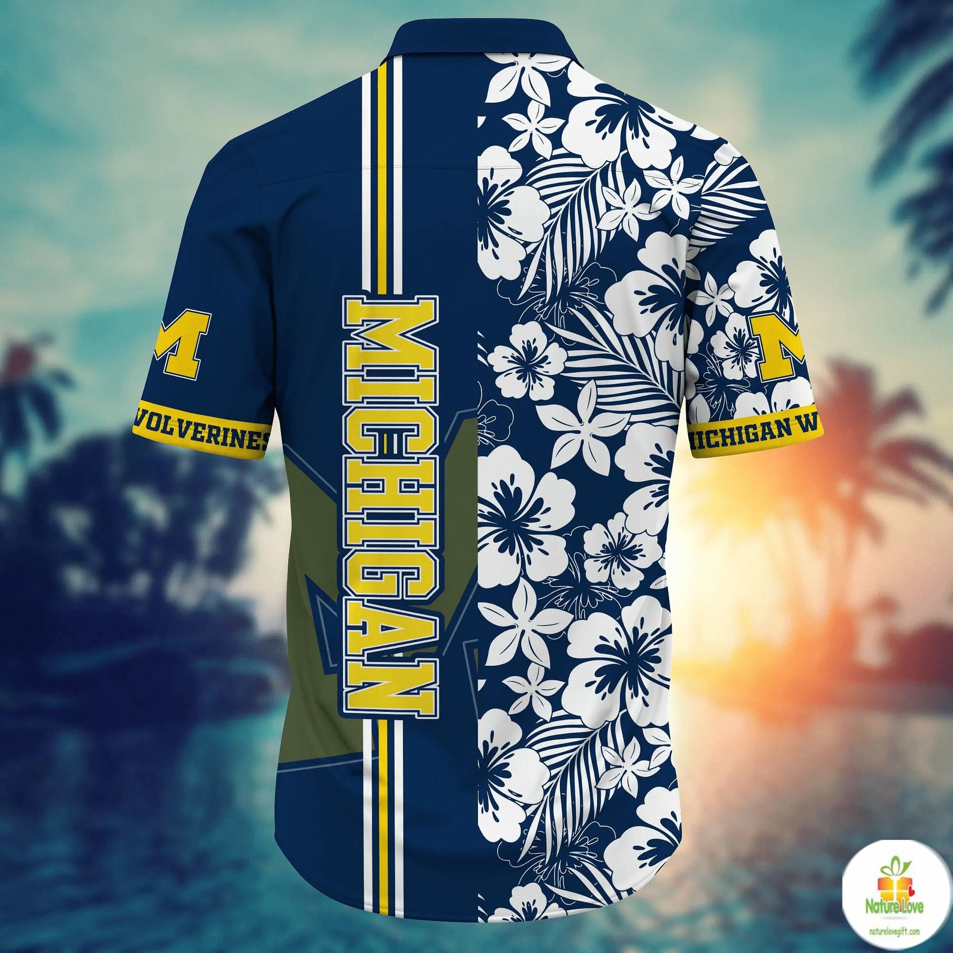 Michigan Wolverines NCAA Hawaiian Shirt Aloha Casual Fan Wear