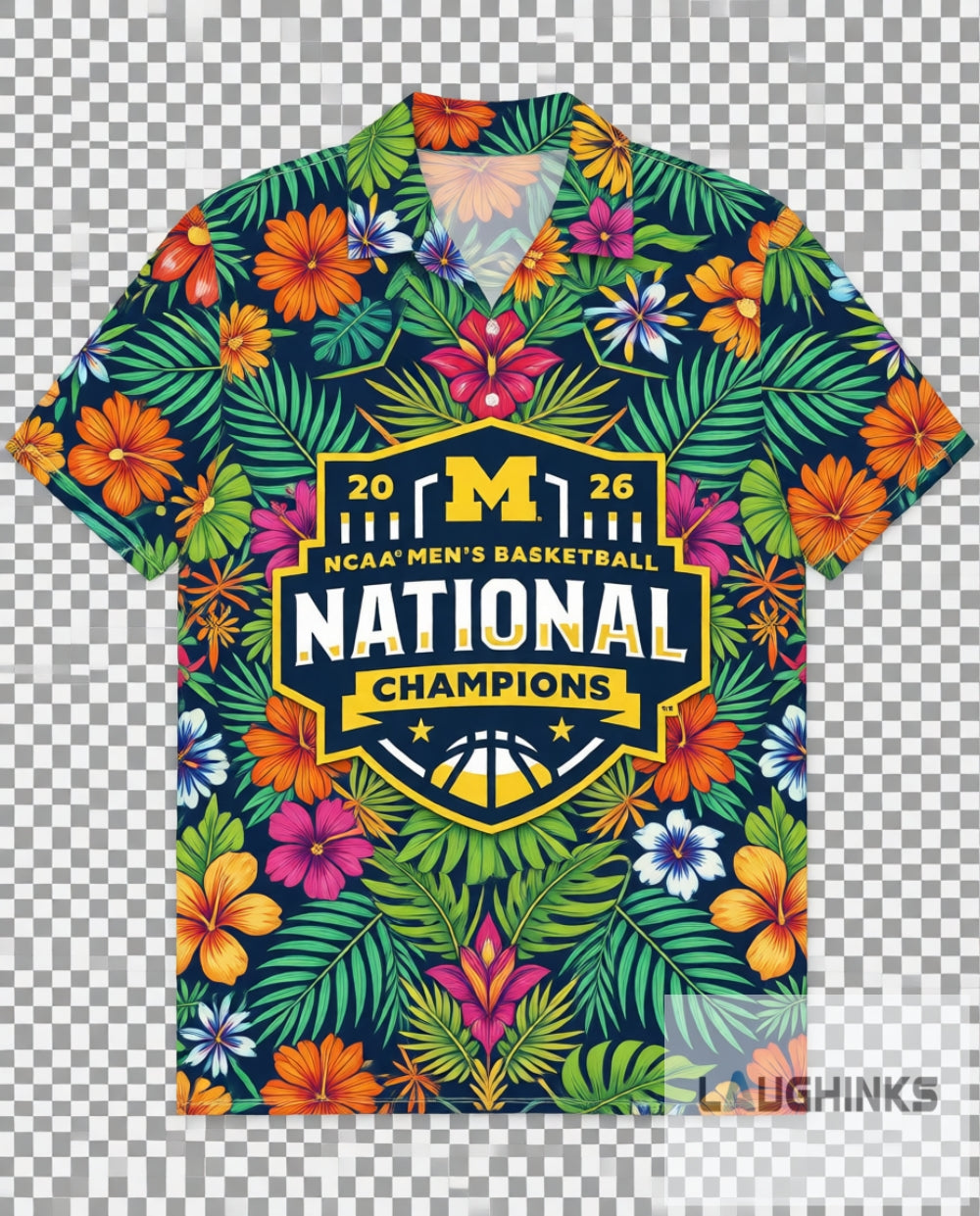Michigan Wolverines Nation Championship 2026 Aop Aloha Hawaiian Shirt