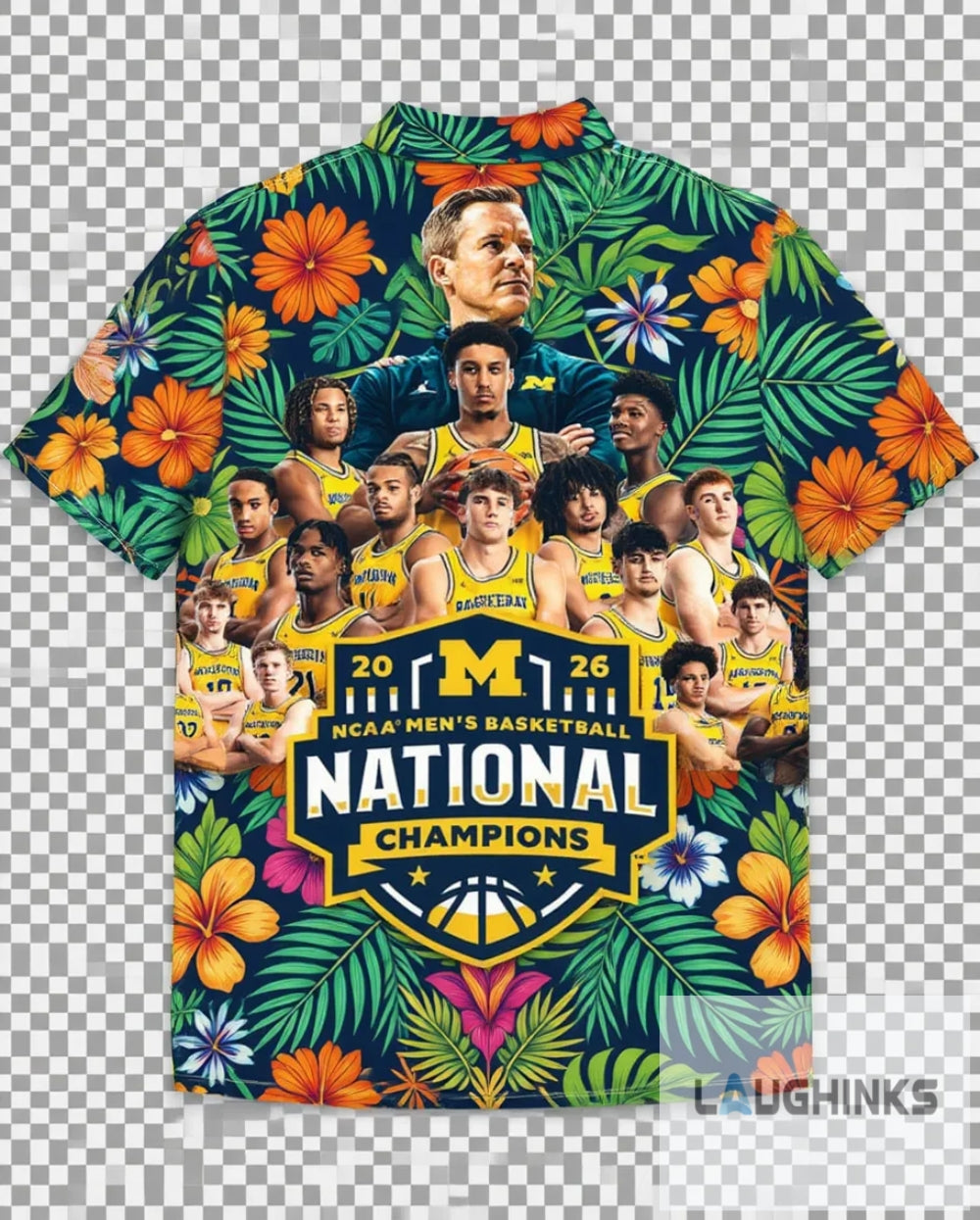 Michigan Wolverines Nation Championship 2026 Aop Aloha Hawaiian Shirt