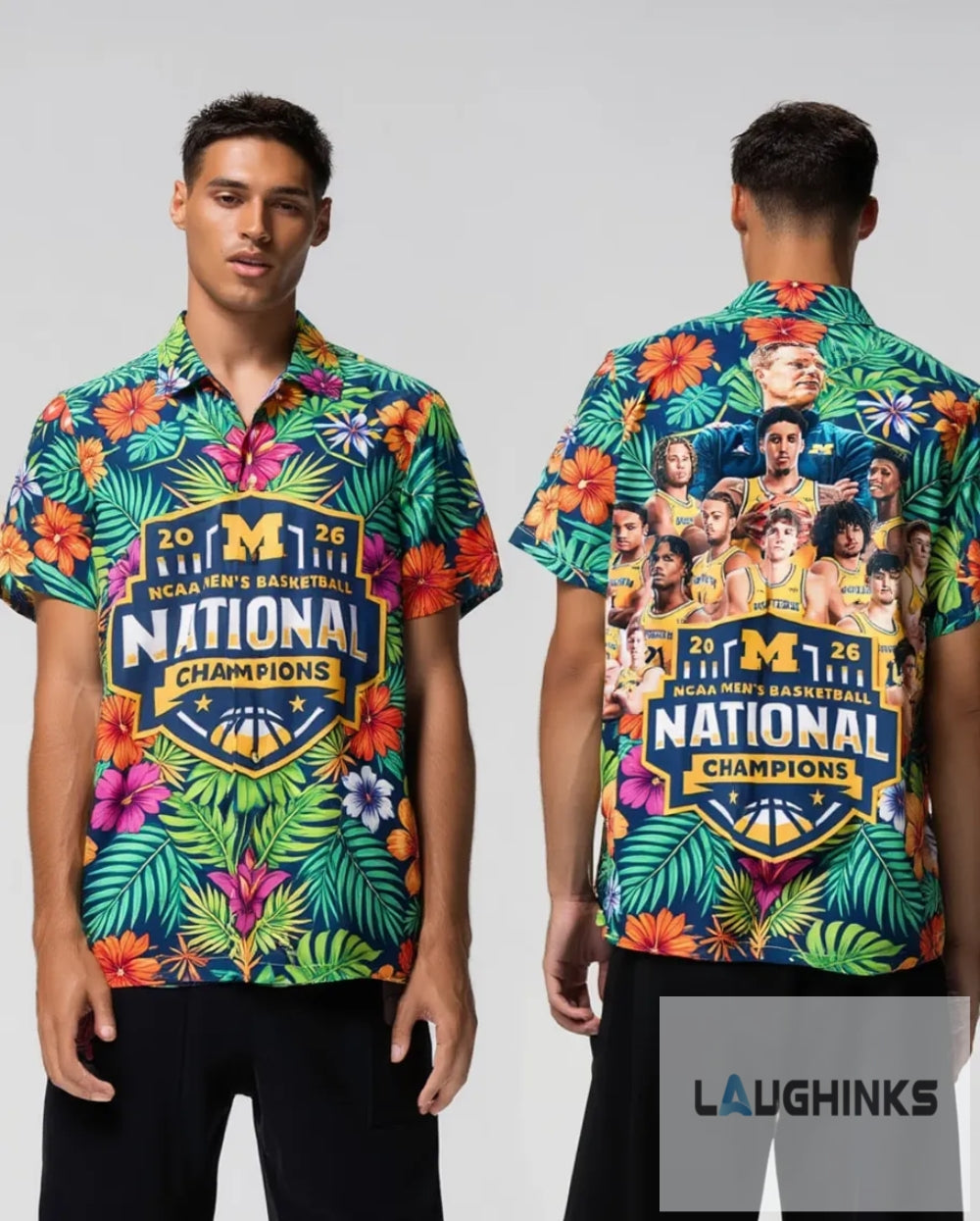 Michigan Wolverines Nation Championship 2026 Aop Aloha Hawaiian Shirt