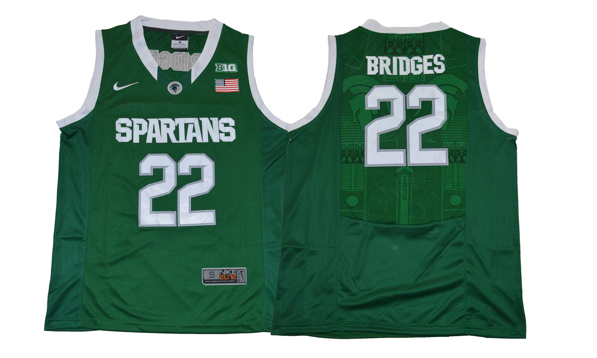 Michigan State Spartans 22 Dark Green