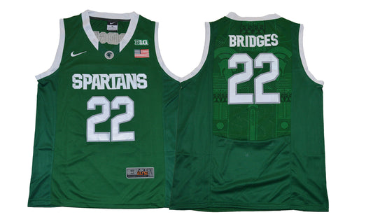 Michigan State Spartans 22 Dark Green