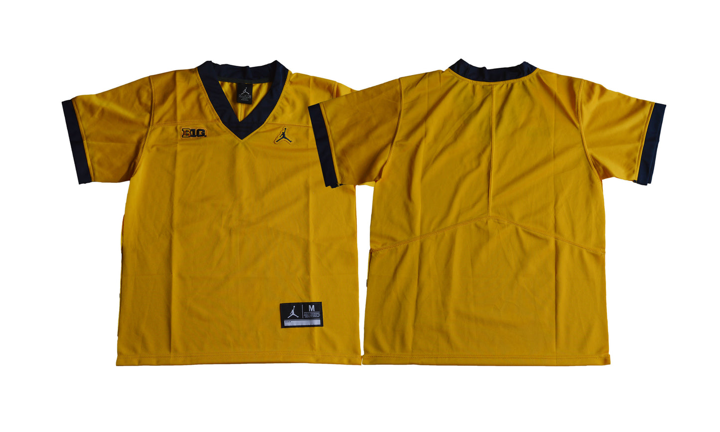 Michigan Wolverines Youth Blank Yellow