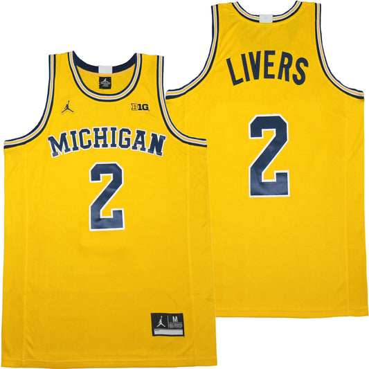 Michigan Wolverines #2 Isaiah Livers Style 1