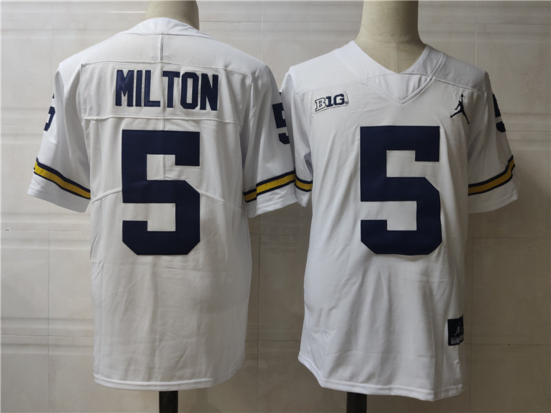 Michigan Wolverines #5 Joe Milton Style 1