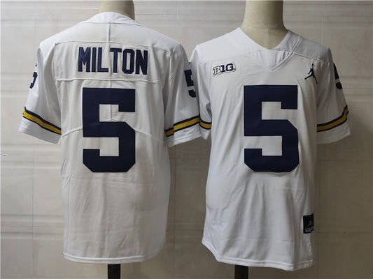 Michigan Wolverines #5 Joe Milton Style 1