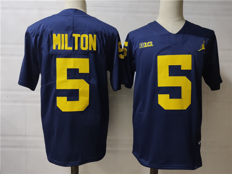 Michigan Wolverines #5 Joe Milton Style 2