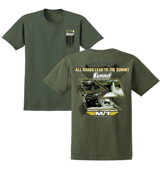 Mickey Thompson Limited Edition T-Shirt - All Roads Lead To The SM - Vintage Hot Rod Muscle Car Graphic Tee  for Car Enthusiasts Men's Cotton Tee - Old School Tee Gift - Tshirt, Top Menswear Streetwear y2k  outfits  men