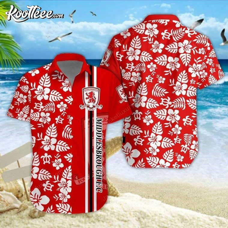Middlesbrough FC Soccer Hawaiian Shirt