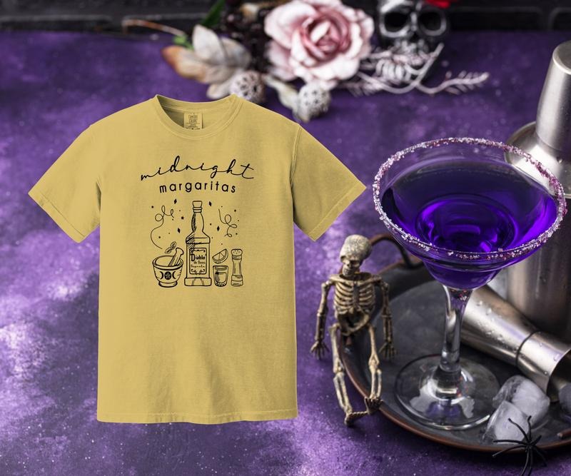 Midnight Margaritas Custom Colors Tee shirt Hoodie, Sweatshirt | InkThreadWorks.com