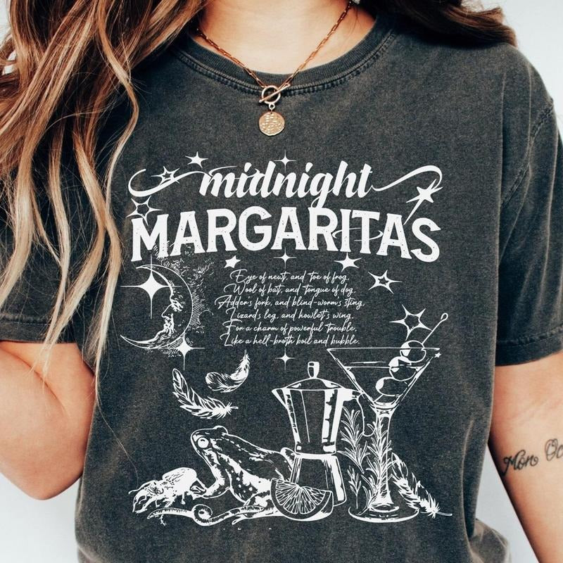 Midnight Margaritas Practical Magic Shirt, Apothecary Shirt, Practical Magic Movie, Witch Shirt, Basic Witch,Cute Fall Shirt,Halloween Shirt