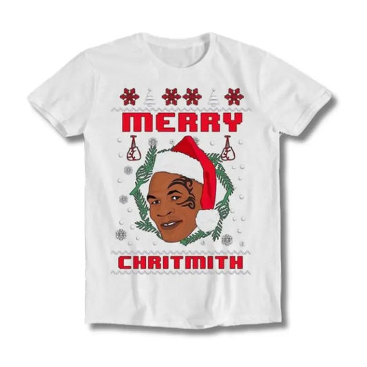 Mike Tyson T Shirt Christmas Chrithmith Boxing Funny Cool Graphic Tee, Sweatshirt, Hoodie Gift For Women Top Womenswear Underwear Humen Lady Comfort