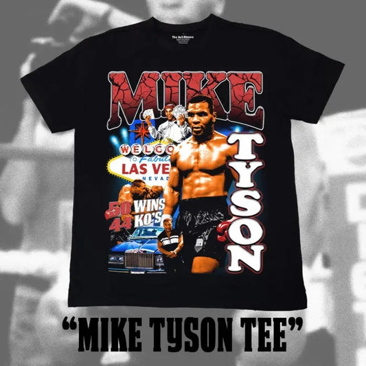 Mike Tyson Tee - Black Hoodie, Sweatshirt | InkThreadWorks.com