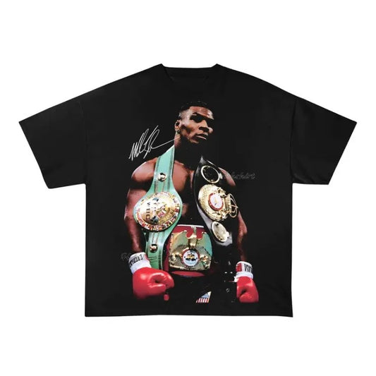 Mike Tyson, Boxing Sport Legend Vintage Graphic Tee, Hoodie, Sweatshirt S-3XL, Mens & Womens Streetwear Tops & Underwear Menswear Tropical