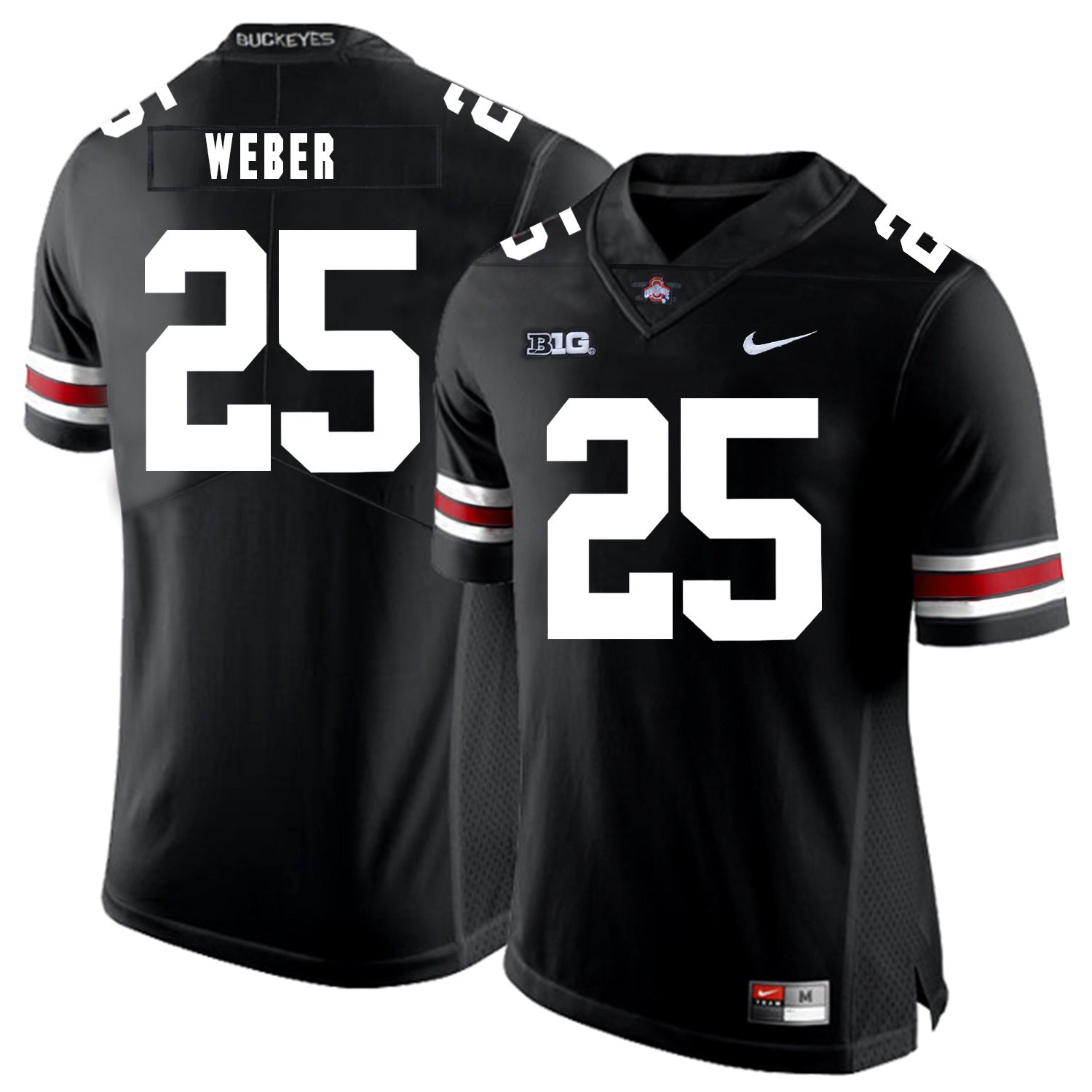 Mike Weber 25 Black