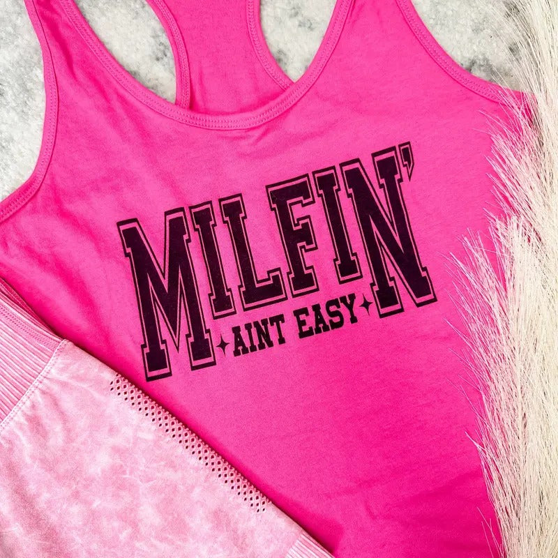 Milfin' Graphic Tank