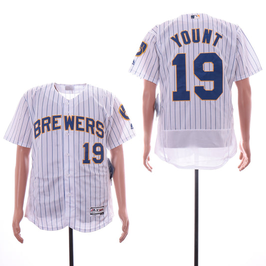 Milwaukee Brewers #19 Robin Yount Style 1