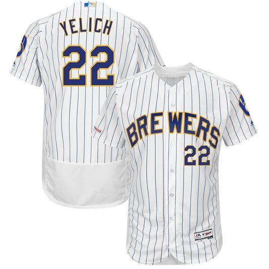 Milwaukee Brewers #22 Christian Yelich Style 1