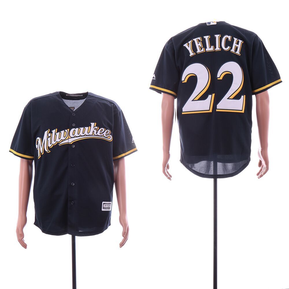 Milwaukee Brewers #22 Christian Yelich Style 9