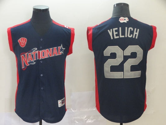 Milwaukee Brewers #22 Christian Yelich