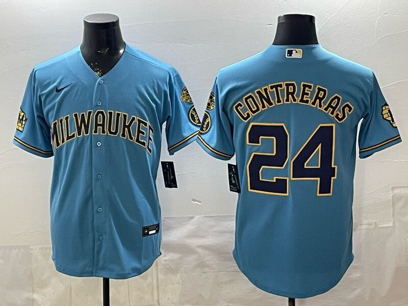 Milwaukee Brewers #24 William Contreras Brewers Special Edition Adult