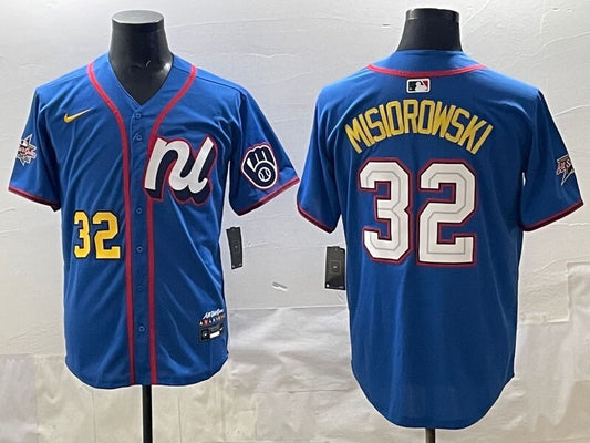 Milwaukee Brewers #32 Jacob Misiorowski Brewers 25 All-Star