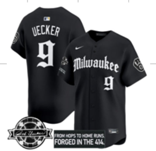 Milwaukee Brewers #9 Uecker Brewers Adult Style 5