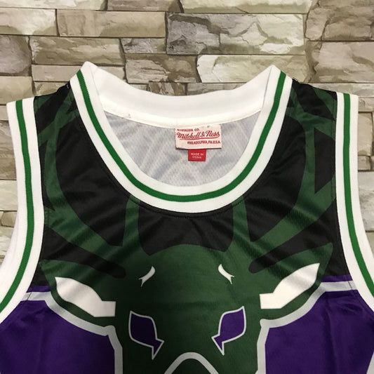 Milwaukee Bucks Bucks mitchell&ness Classic Jersey Style 3