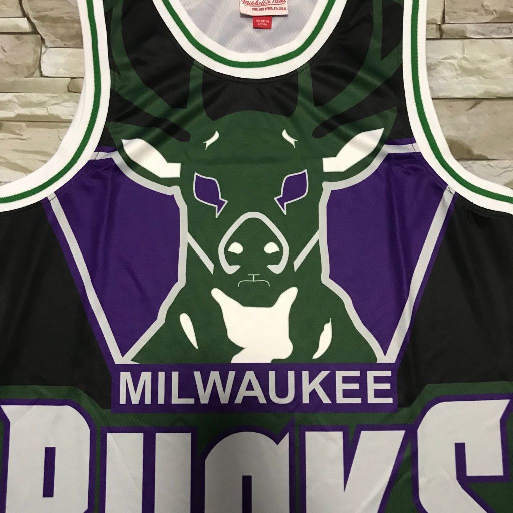 Milwaukee Bucks Bucks mitchell&ness Classic Jersey Style 4