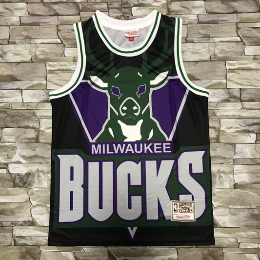 Milwaukee Bucks Bucks mitchell&ness Classic Jersey Style 5