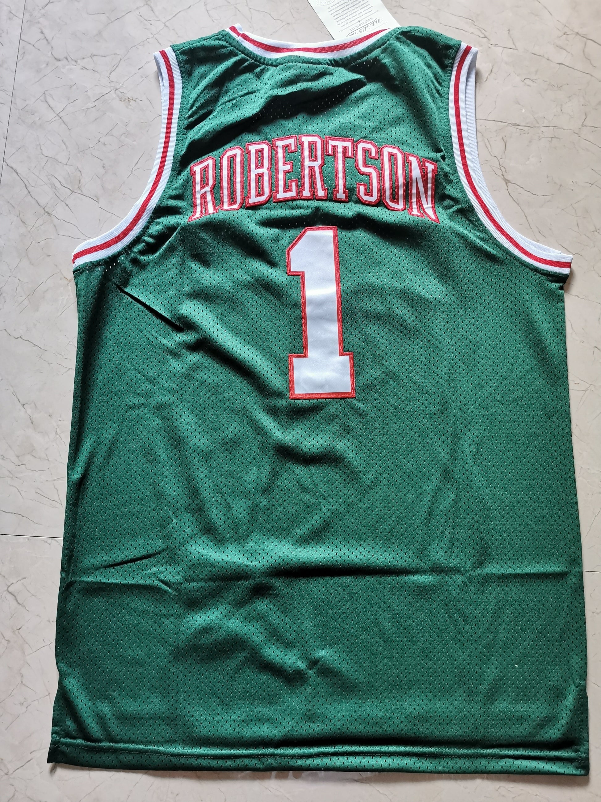 Milwaukee Bucks #1 Oscar Robertson Style 2