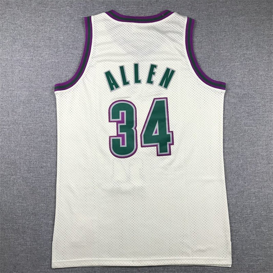 Milwaukee Bucks #34 Giannis Antetokounmpo Bucks 34 Yellow Retro s-xxl Style 1