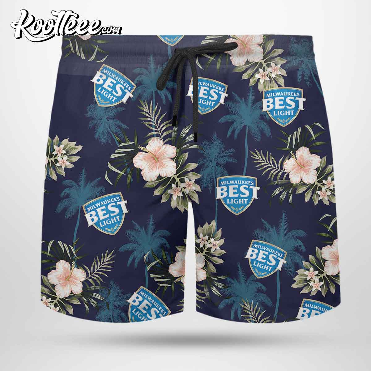 Milwaukee’s Best Light Beer Hawaiian Shirt And Shorts
