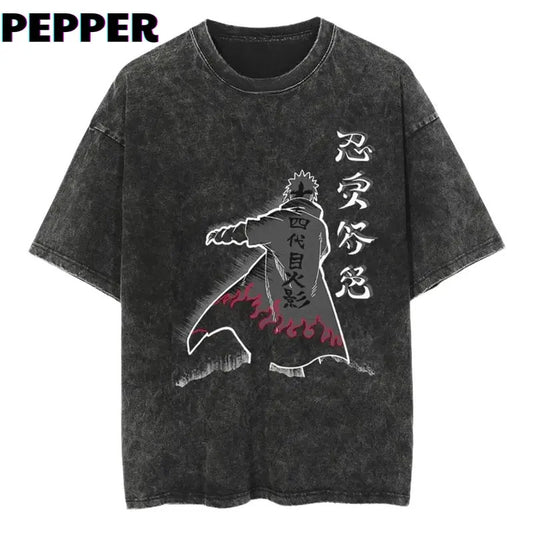 Minato Vintage Washed Shirt Menswear Top Underwear Tshirt Hoodie, Sweatshirt | InkThreadWorks.com