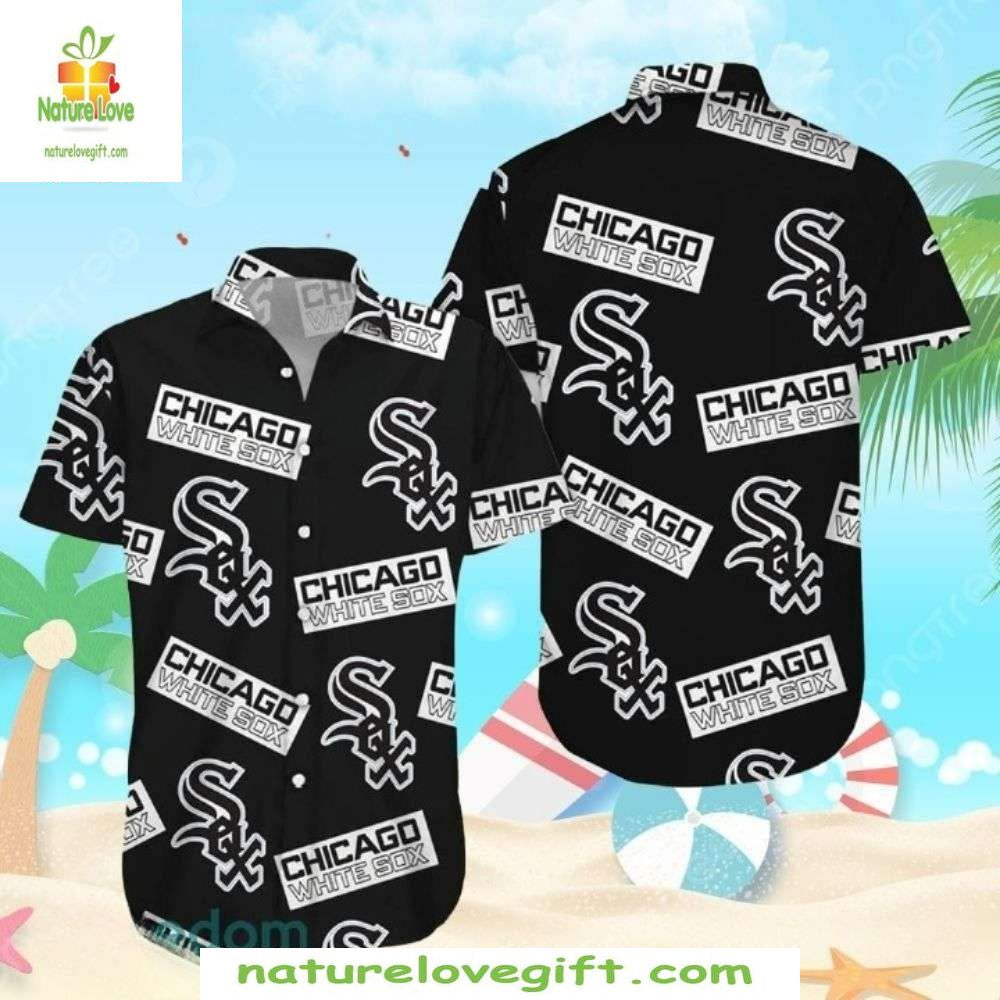 Chicago White Sox Hawaiian Shirt Minimalist MLB Baseball Apparel