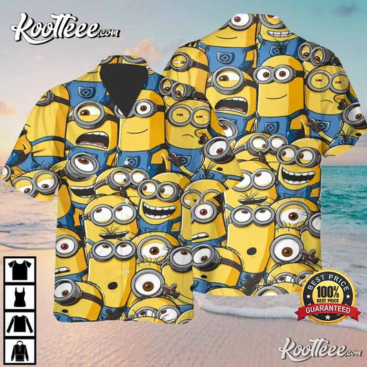 Minions Tropical Women Hawaiian Shirt