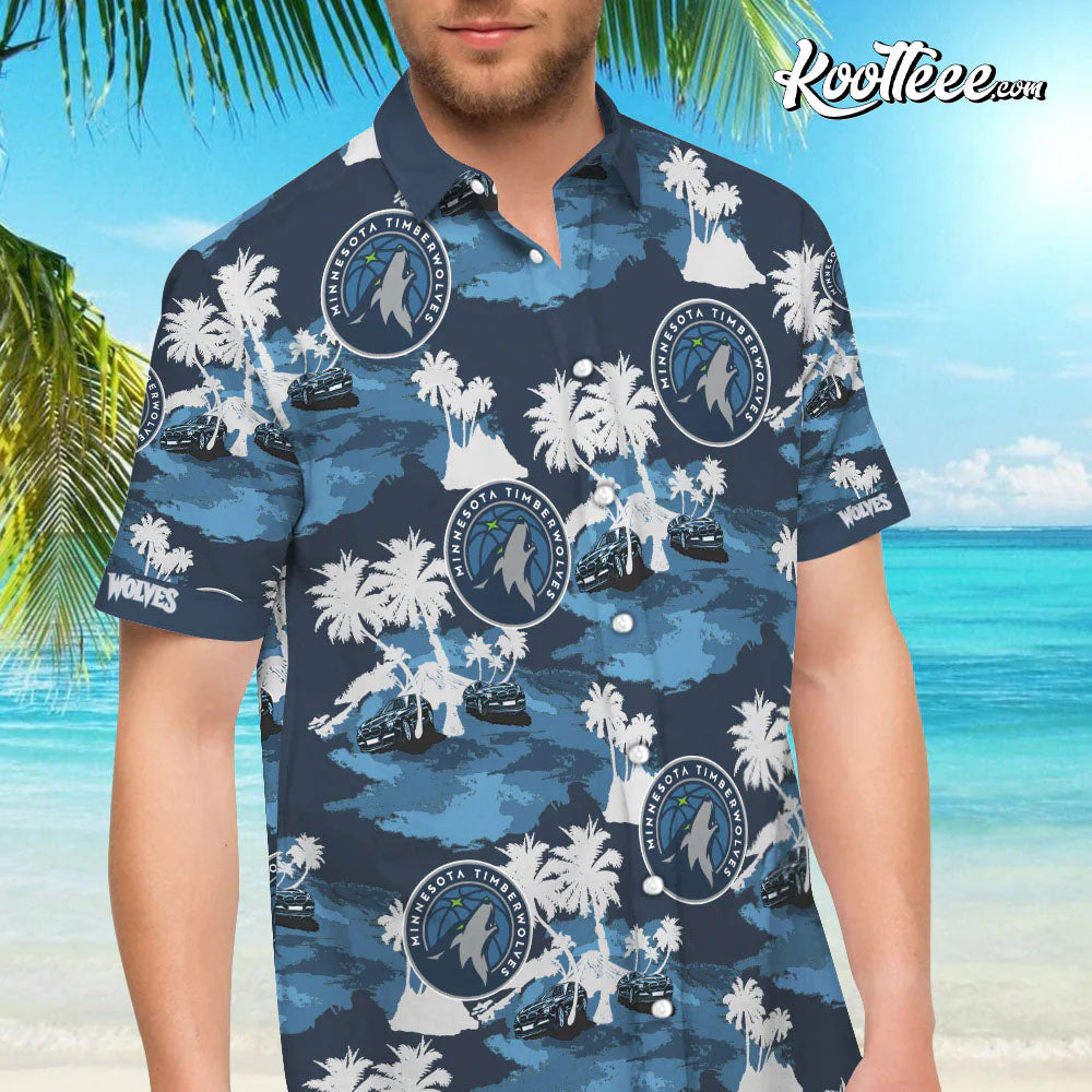 Minnesota Timberwolves Hawaiian Shirt And Shorts