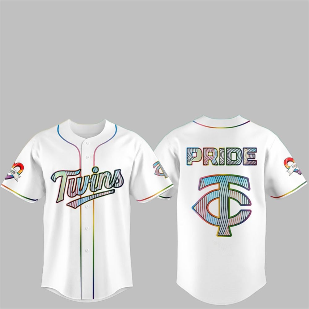 Minnesota Twins LGBTQ Pride Night 2025 Jersey - Grishko.com